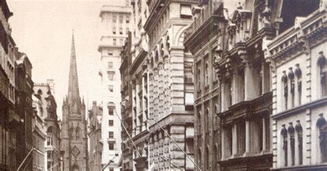 Wall Street Nyc 1898 ~ Vintage Everyday
