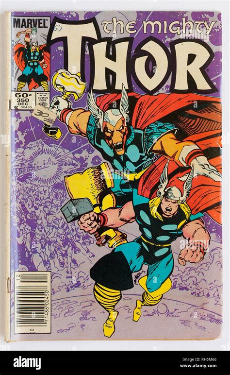 The Cover Of The Might Thor Comic Book By Marvel Published In 1964