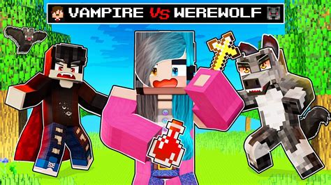 Friends Turned Into Vampires And Werewolves In Minecraft Youtube