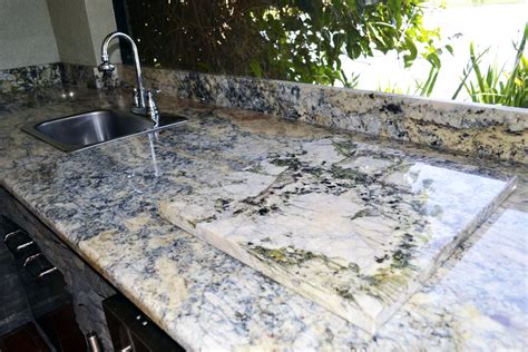 Pictures Of Azurite Granite Countertops Outdoor Kitchen
