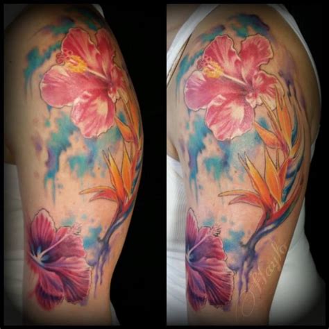 Watercolor Floral Tattoo By Haylo By Haylo Tattoonow