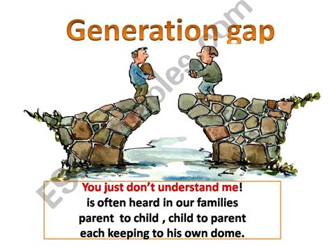 Esl English Powerpoints Generation Gap