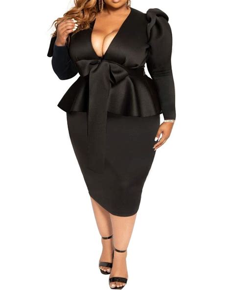 Black Funeral Dresses For Plus Size Women Dresses Images 2022