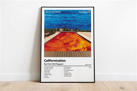 Red Hot Chili Peppers Californication Album Cover Poster Etsy