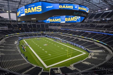 Sofi Stadium Will Open Without Fans At Rams Chargers Games Los