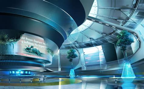 Sci Fi Lounge James Strehle Futuristic City Futuristic Architecture