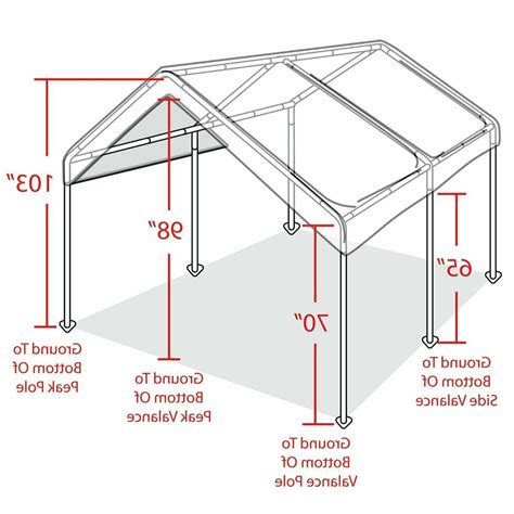 Buy this product fromabba patio: Caravan Canopy Carport Tent 10x20' Portable Garage Car