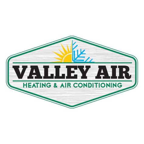 Valley Air Heating And Air Logo Gray Gear Graphics