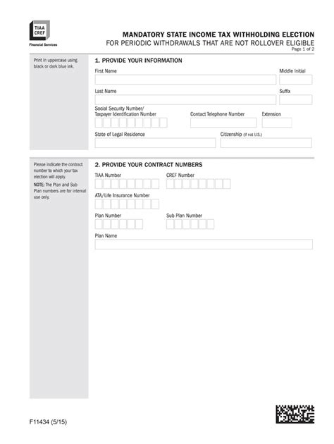 Ny Tiaa F11434 2015 2022 Fill And Sign Printable Template Online Us