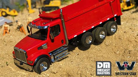 Diecast Masters 116 Rc Western Star 49x Dump Truck Youtube