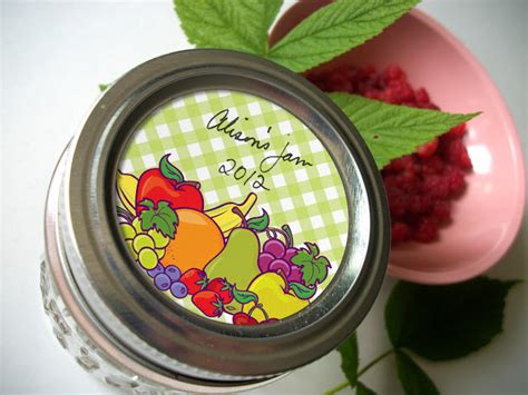 Colorful Adhesive Canning Jar Labels Lots Of New Canning Jar Labels