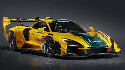 Download Car Yellow Car Race Car Supercar Vehicle Mclaren Senna Gtr Lm