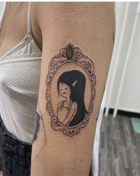 Tatto Marceline Adventure Time Mirror Tattoos Adventure Time Tattoo