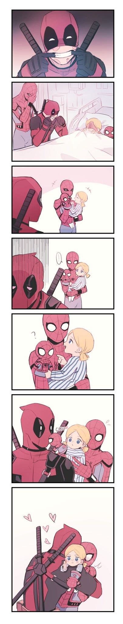 pinterest deadpool and spiderman spideypool avengers comics