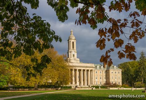 William Ames Photography Penn State Old Main Old Main In October