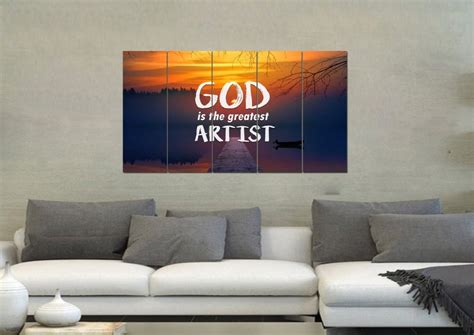 God Is The Greatest Artist Wall Art Canvas Print