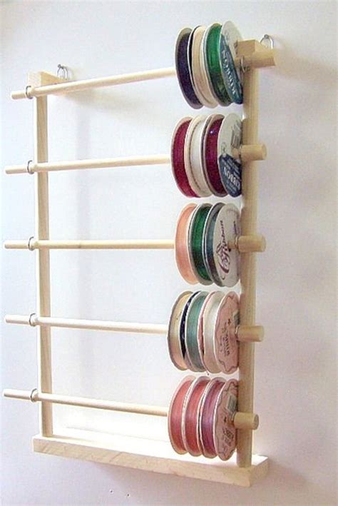 Hanging Ribbon Holder Storage Rack Organizer By Designsbyduane