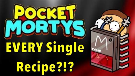 Pocket Mortys Multiplayer Crafting Guide Youtube