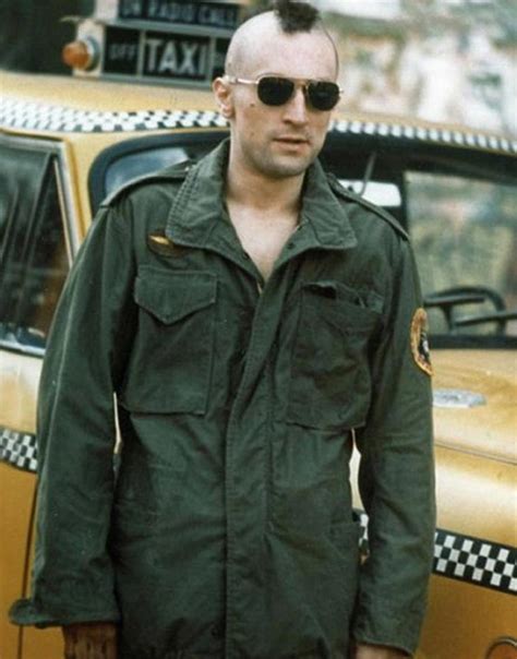 Robert de niro stars as travis bickle in this oppressive psychodrama about a vietnam veteran who rebels against the decadence and. Taxi Driver Military Robert De Niro Green Jacket | Travis ...