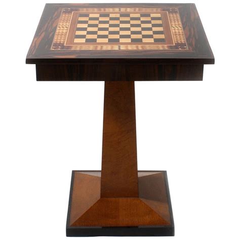 19th Century Game Table With Chess Top At 1stdibs