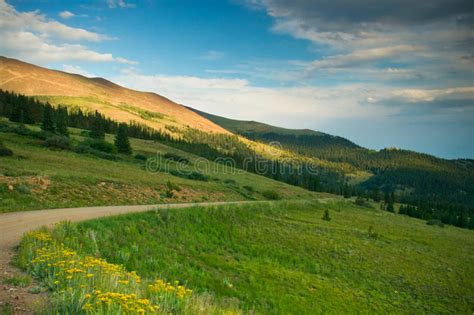 Colorado Mountain Pass In Summer Stock Image Image Of Rocky Boreas