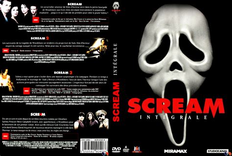 Jaquette Dvd De Scream Intégrale Custom Cinéma Passion