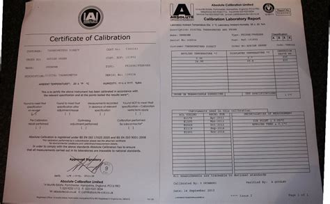 Thermometer Calibration Certificate Ubicaciondepersonascdmxgobmx
