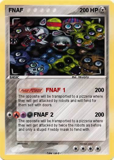 Pokémon Fnaf 82 82 Fnaf 1 My Pokemon Card