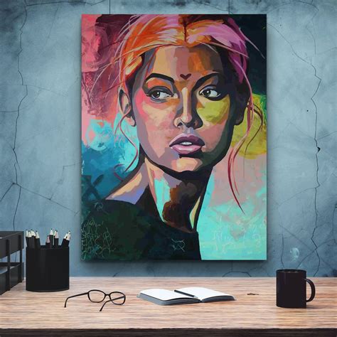 African American Woman Art Beauty Woman African Art Canvas Decoration For Living Room Home