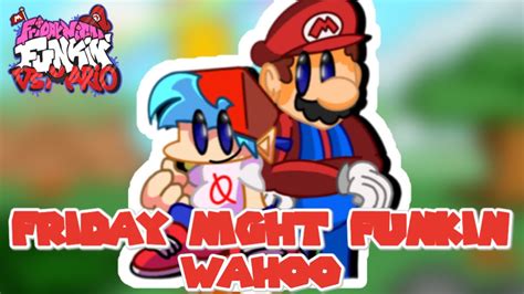 Friday Night Funkin Vs Mario Wahoo Youtube