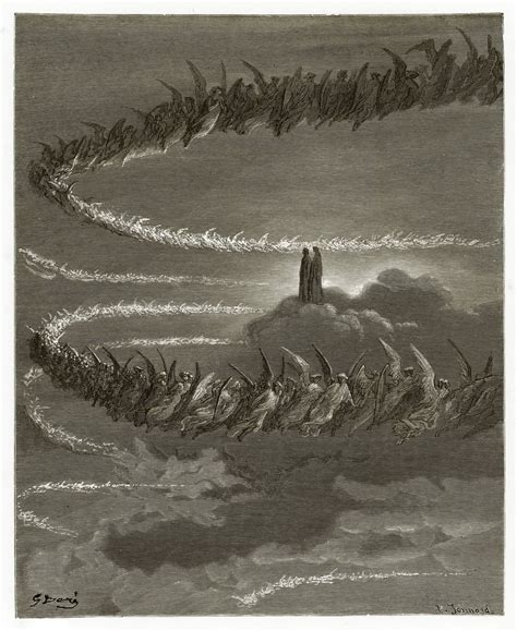 The Spirits In Jupiter By Gustave Dore Fine Art Print