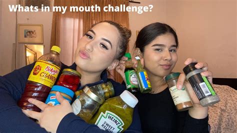 Whats In My Mouth Challenge Ft My Bestfriend Youtube