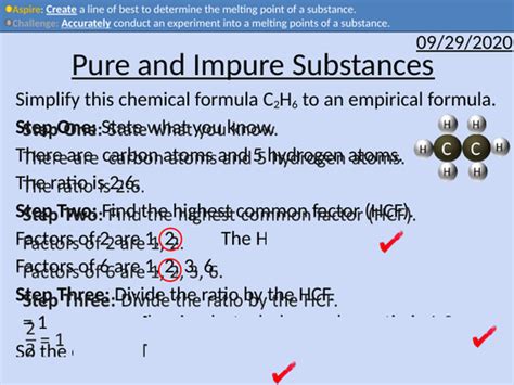 Gcse Ocr Chemistry C21 Purity And Separating Mixtures Teaching Resources