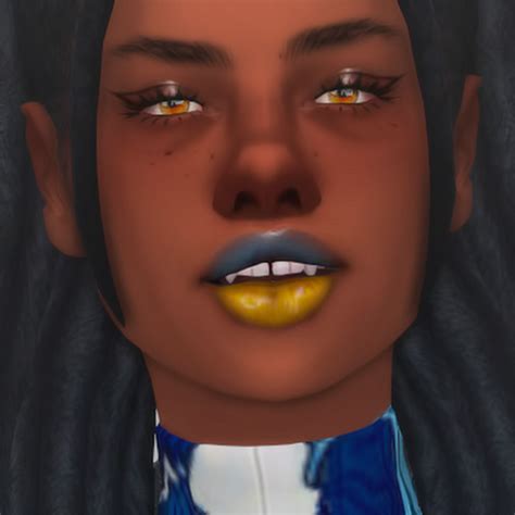 Sims 4 Black Lipstick Cc