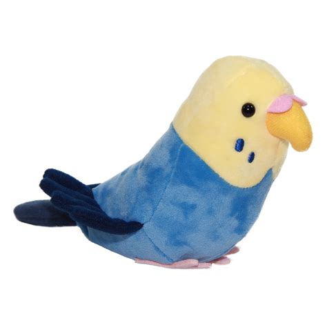 Parakeet Plush Doll Cute Birds Collection Stuffed Animal Toy Blue