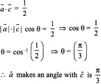 If a,b,c are three unit vectors such that b and c are non-parallel and