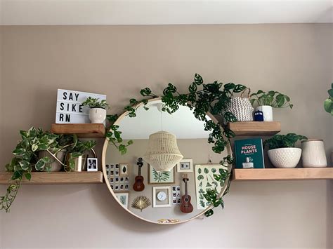 Headboard Idea 💡 Aesthetic Room Decor Room Ideas Bedroom Plant Shelves
