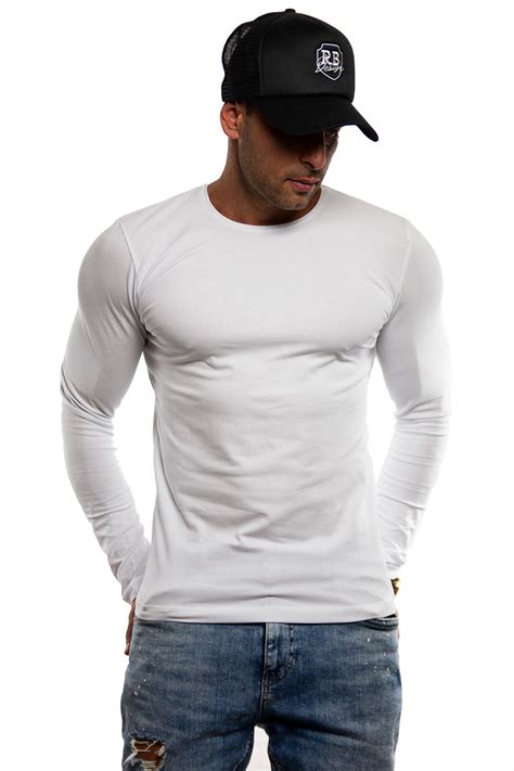 Plain White Long Sleeve T Shirt Rb Design Fall Winter 20192020 Rb