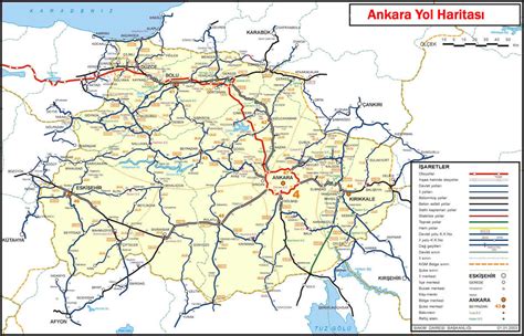 Ankara Haritası Detaylı Kısa Bilgiler