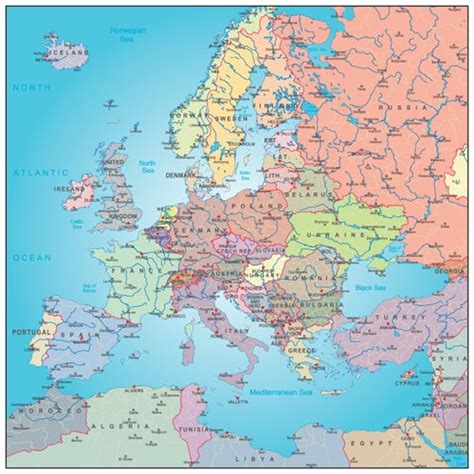 Länder in europa karte von europa: Urlaub in Europa - Länder und Städte - Sehenswürdigkeiten