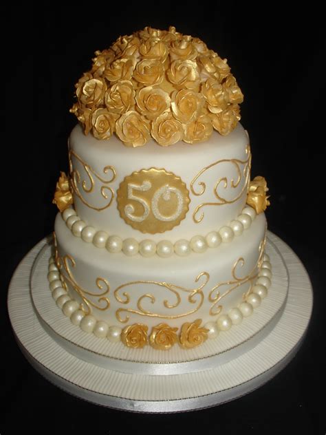 Golden Wedding Cake Design - Allope #Recipes