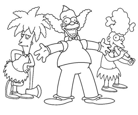 Coloring Pages Simpsons Fun And Creative Printable Sheets