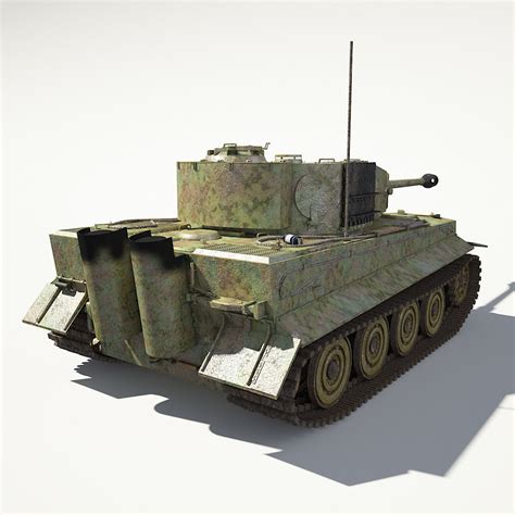 Tiger 1 Tank 3d Model Max Obj 3ds Fbx