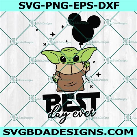 Best Day Ever Svg Baby Yoda Svg Yoda Love Svg Digital Download
