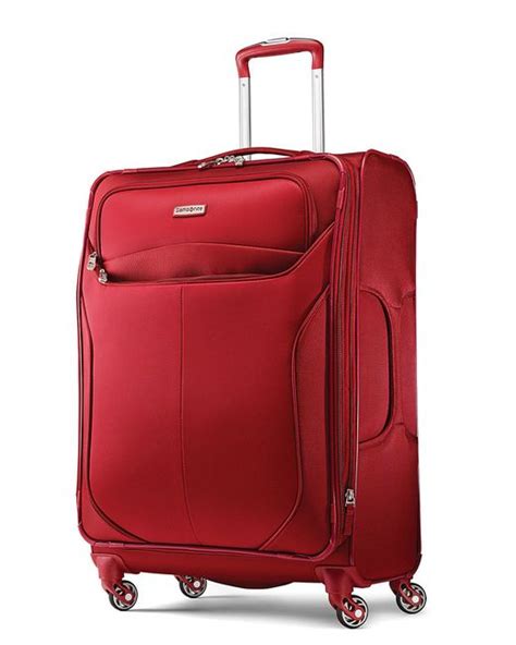 Samsonite Lift Two 25 Inch Softside Spinner Suitcase In Red For Men