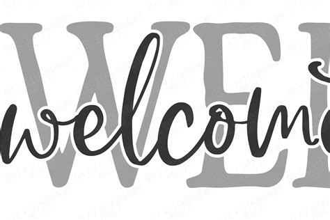 Welcome To Our Home - Farmhouse Rustic - SVG DXF EPS Sign (575500