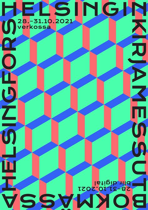 Helsingin Kirjamessut 2021 Poster Design Tero Ahonen