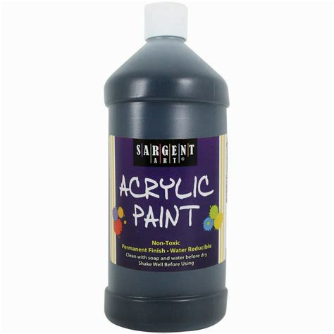 Acrylic Paint 32oz Black