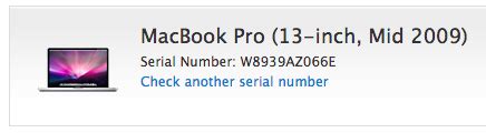 Alongside your serial number, you will also see some information about your macbook including which version of macos is installed, processor, memory. Errata Security: Manning trial: looking up serial numbers