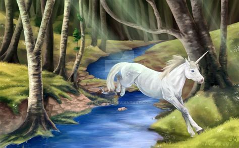 Forest Of The Unicorn By Tchirgou On Deviantart